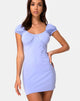 Afbeelding van Malia Mini Dress in Korenbloemblauw