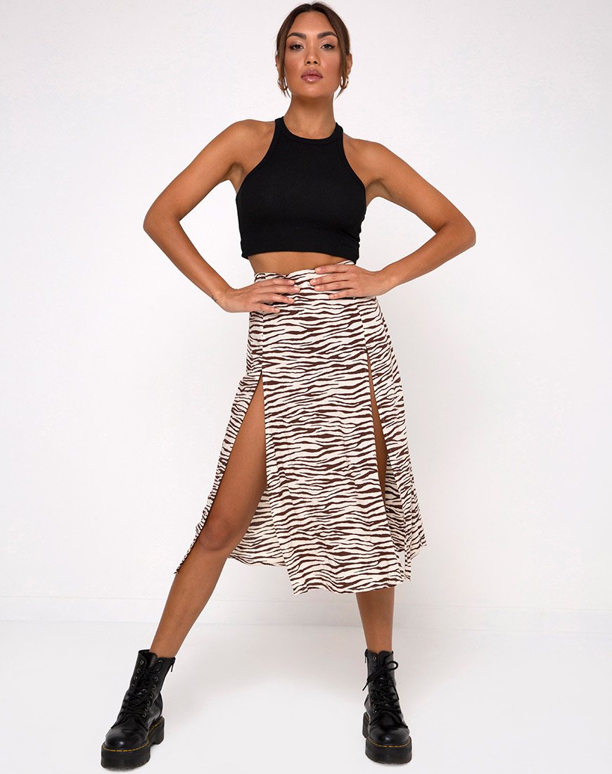 Malika Midi rok in Easy Tiger Cocoa