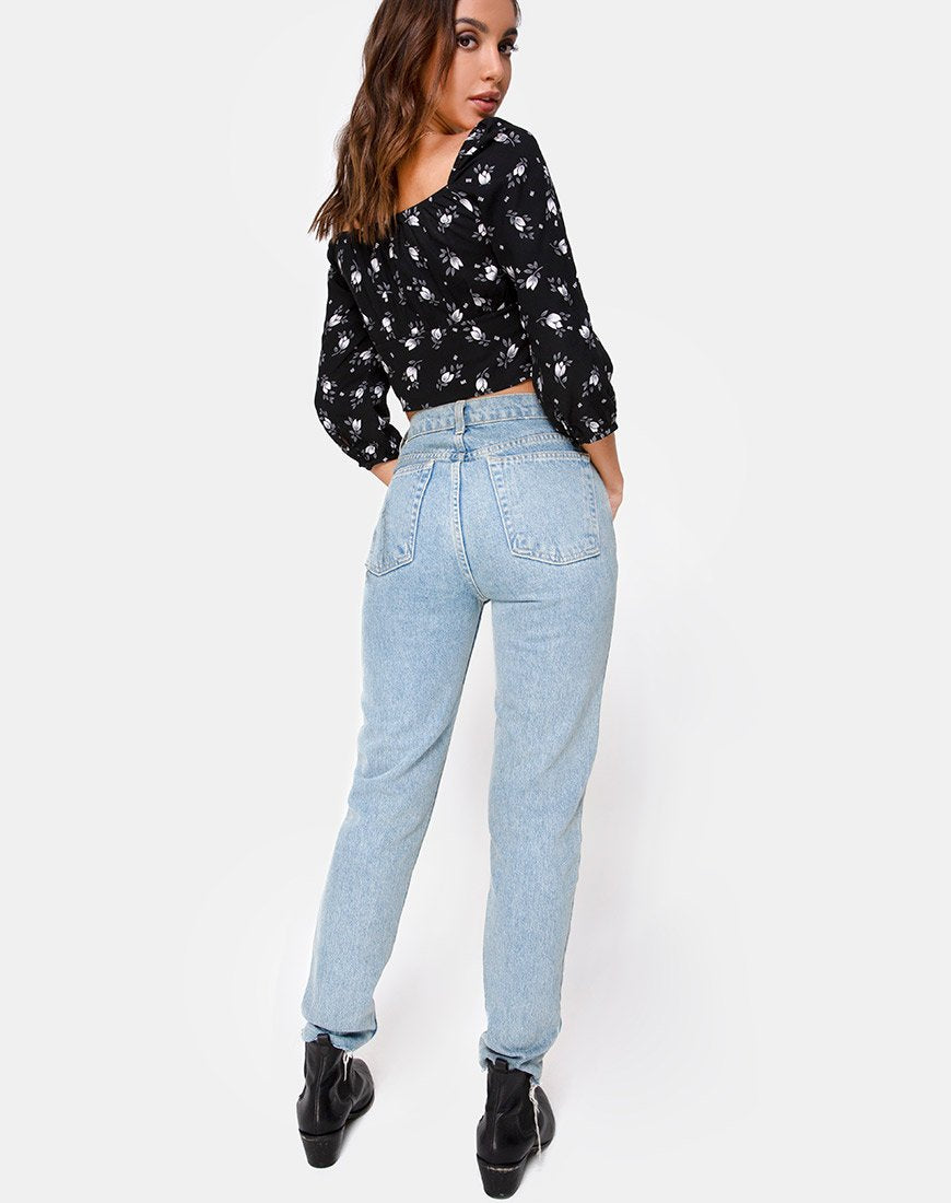 Afbeelding van Malon Crop Top in Dark Tulip