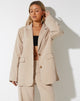 Afbeelding van Malva Blazer in Zacht Getailleerd Beige