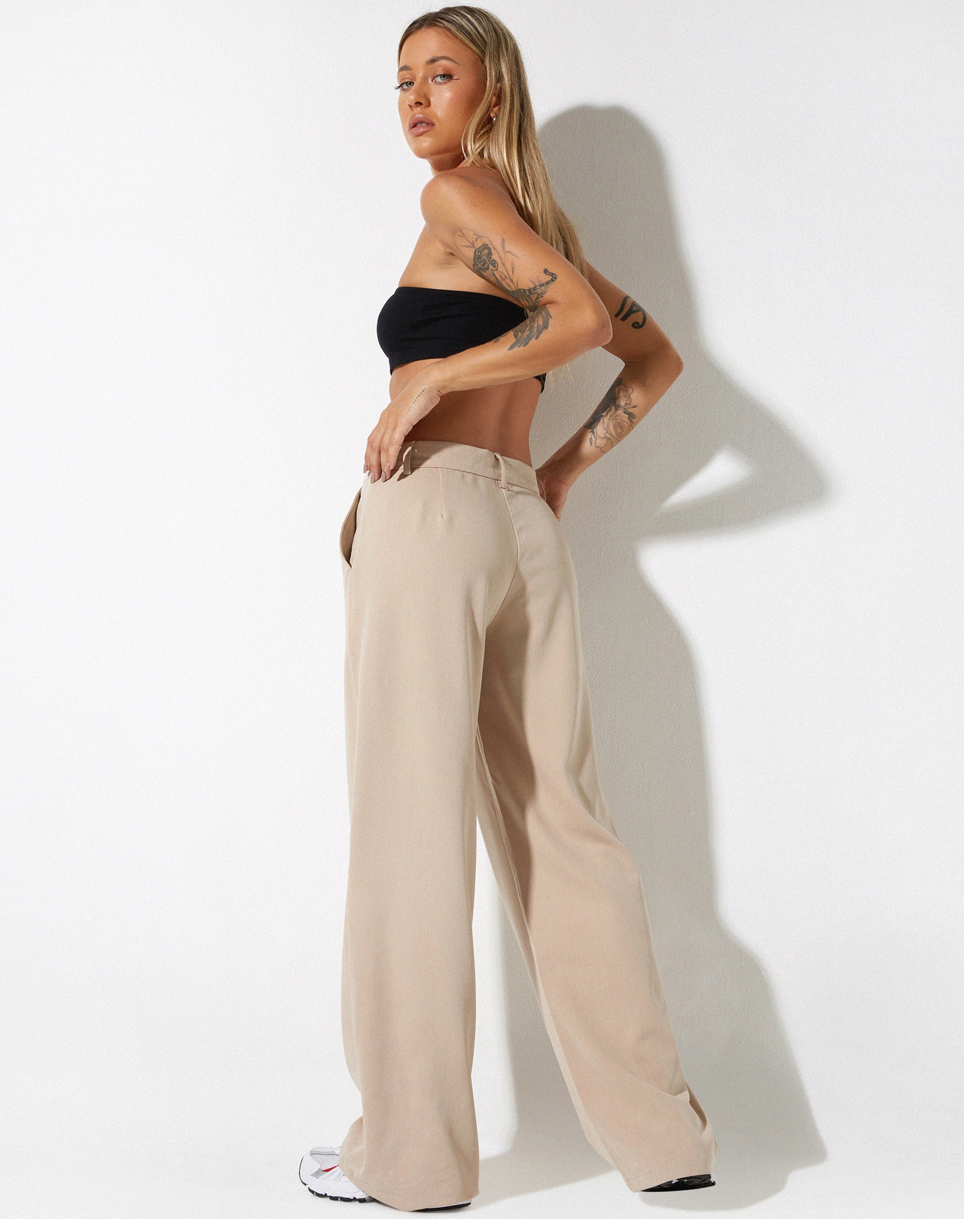 Afbeelding van Abena broek in zacht beige