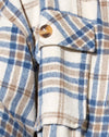 Groot Ruitje Wit Blauw Tan