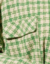 Groene en crèmekleurige ruit