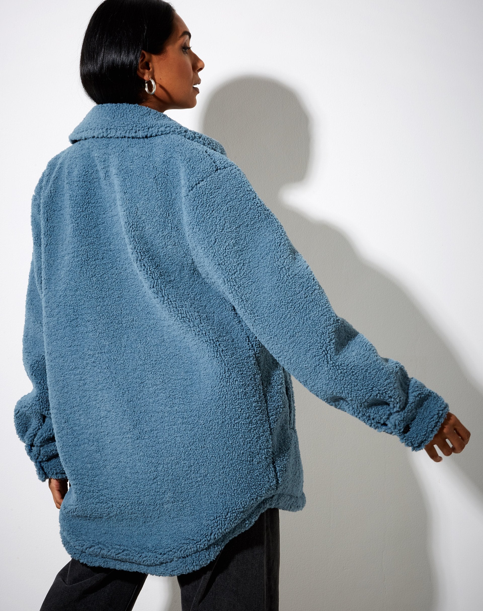 Afbeelding van Marcella Shirt in Borg Leisteenblauw