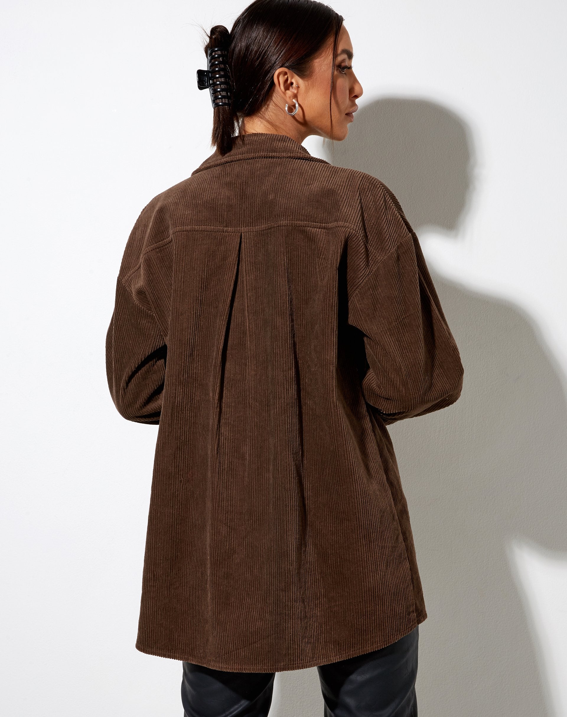 Afbeelding van Marcy Shirt in Corduroy Bruin