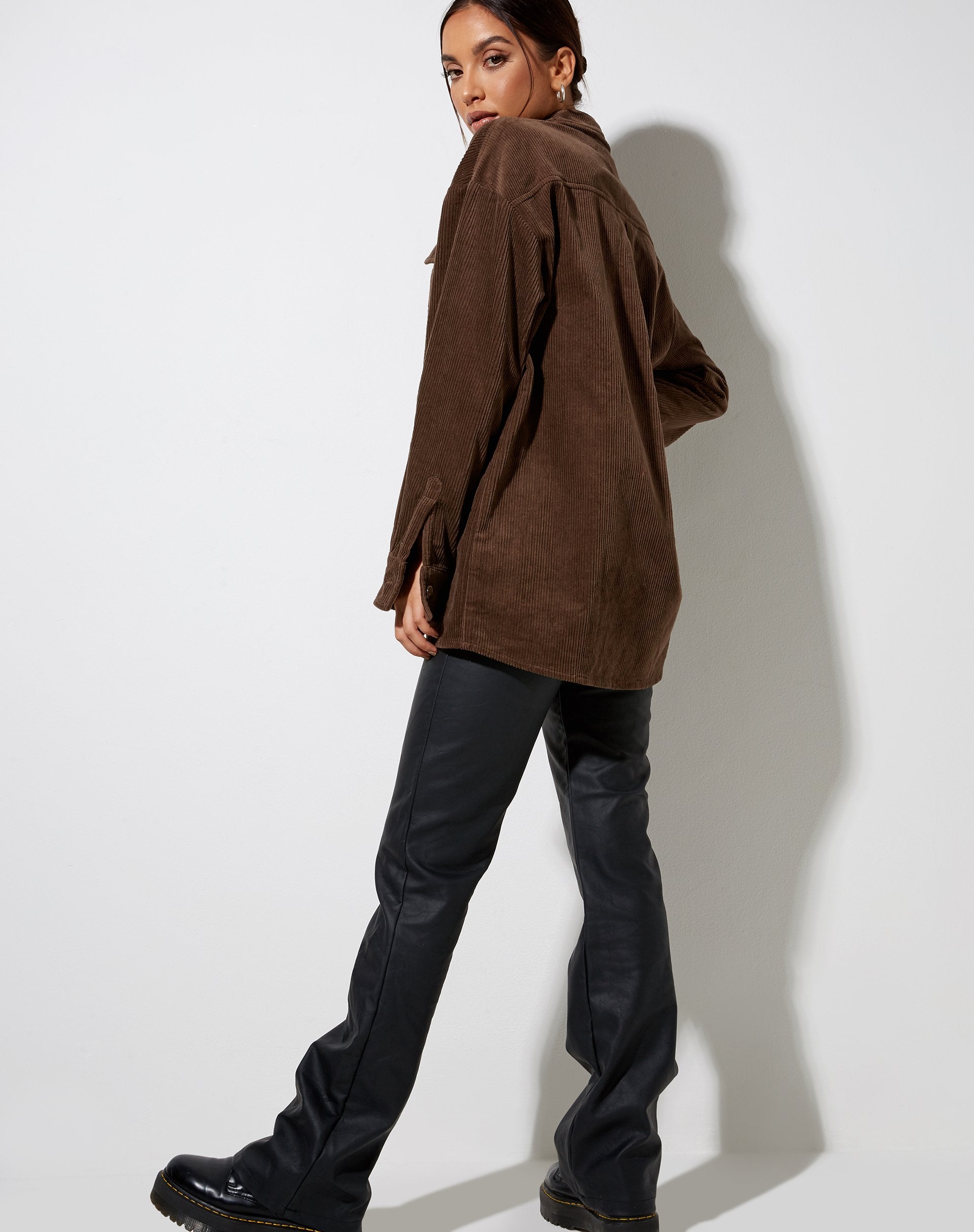 Afbeelding van Marcy Shirt in Corduroy Bruin