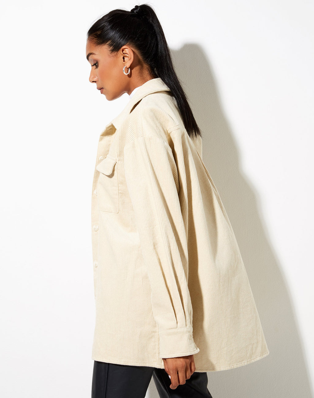 Marcy overhemd in Corduroy Tan