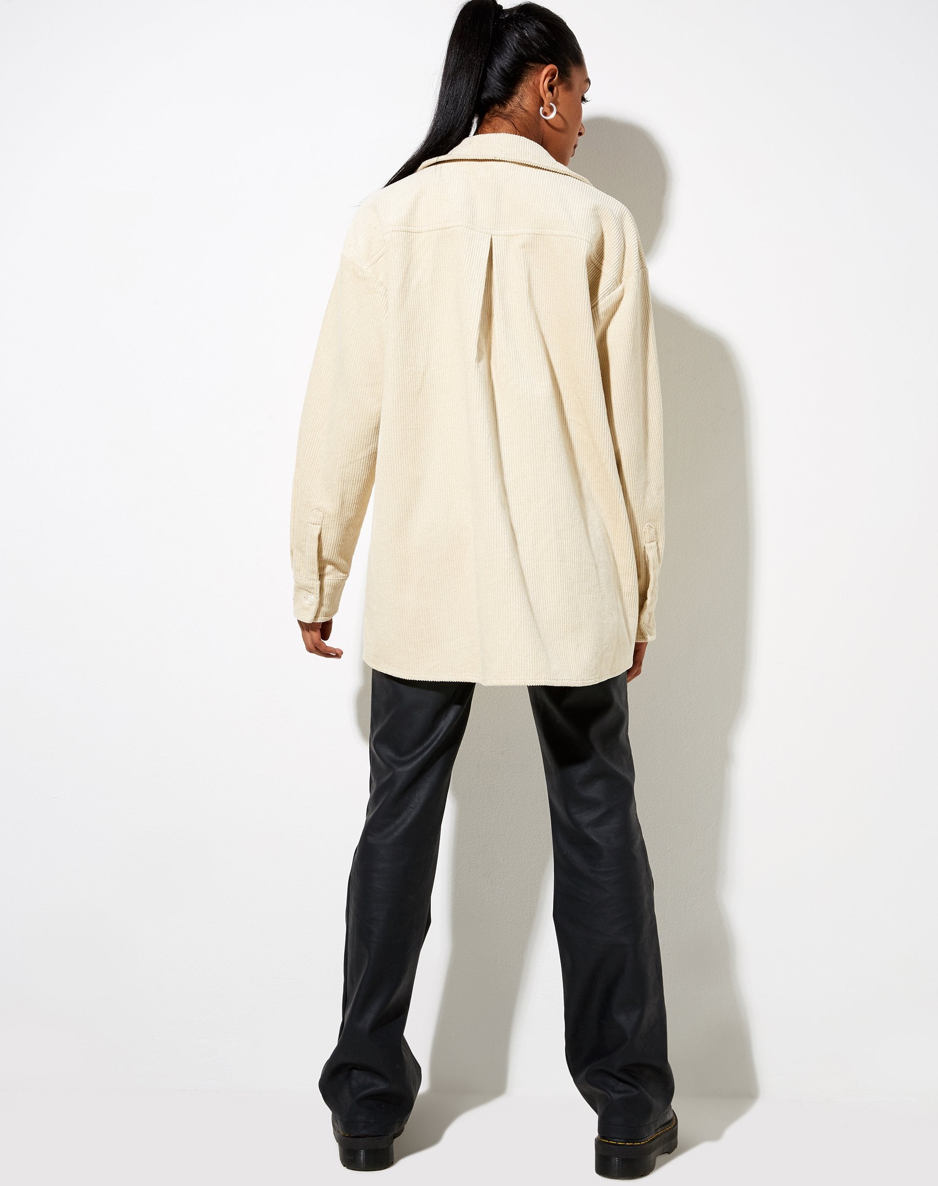 Afbeelding van Marcy Shirt in Corduroy Tan