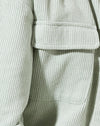 Corduroy Gewassen Blauw