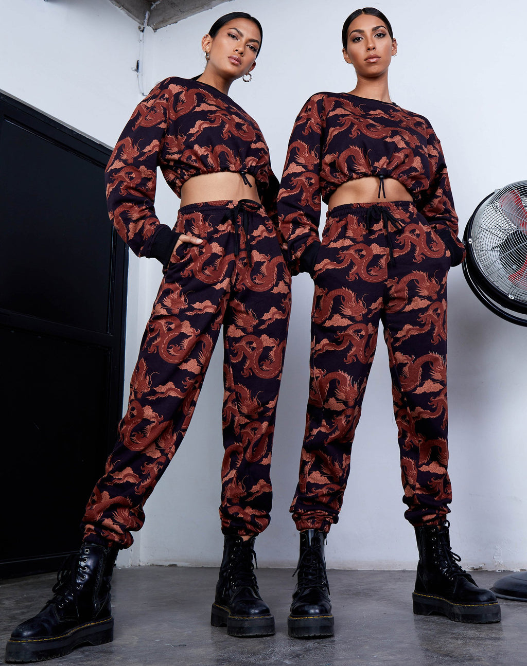 Basta Jogger in ton-sur-ton Dragon Orange