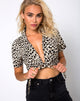 Afbeelding van Marleigh Crop Top in Cheetah