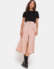 Afbeelding van Marni Midi rok in New Polka Nude