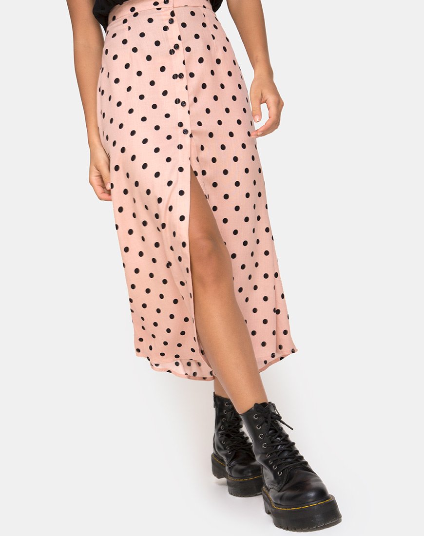Afbeelding van Marni Midi rok in New Polka Nude