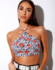 Afbeelding van Maudy Crop Top in Blooming Rose