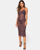 Afbeelding van Mauna Maxi Dress in Rar Leopard Mesh
