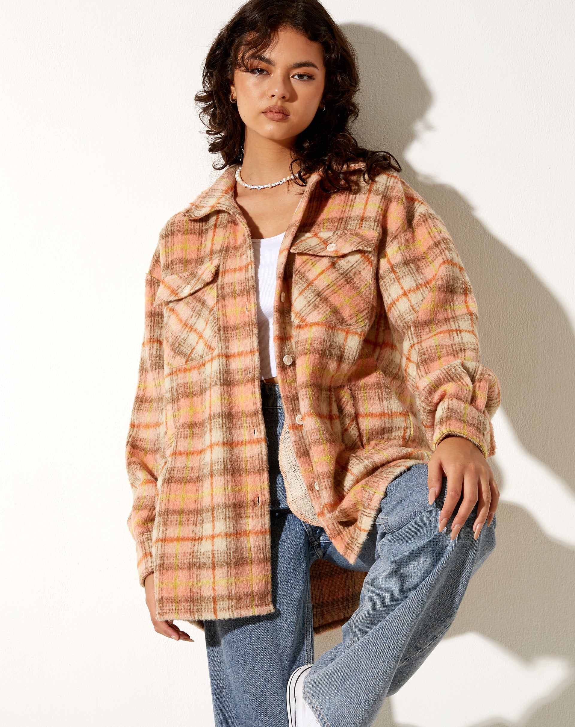 Afbeelding van Medita Shirt in Roze en Bruin