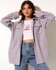 Afbeelding van Medita Shirt in paars roze en zwart