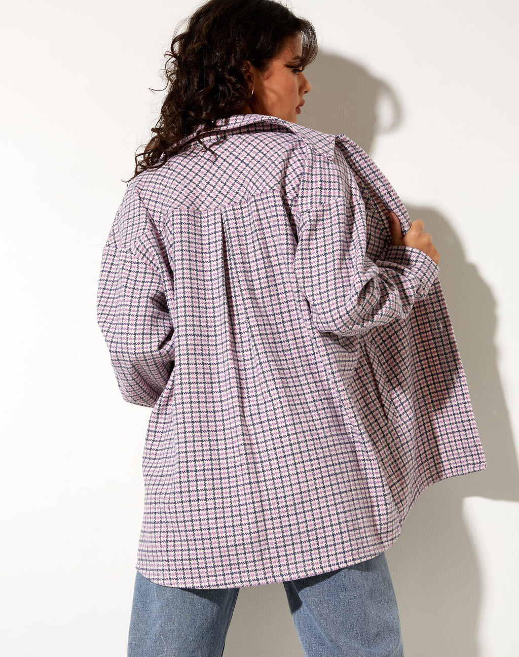 Medita Shirt in paarsroze en zwart