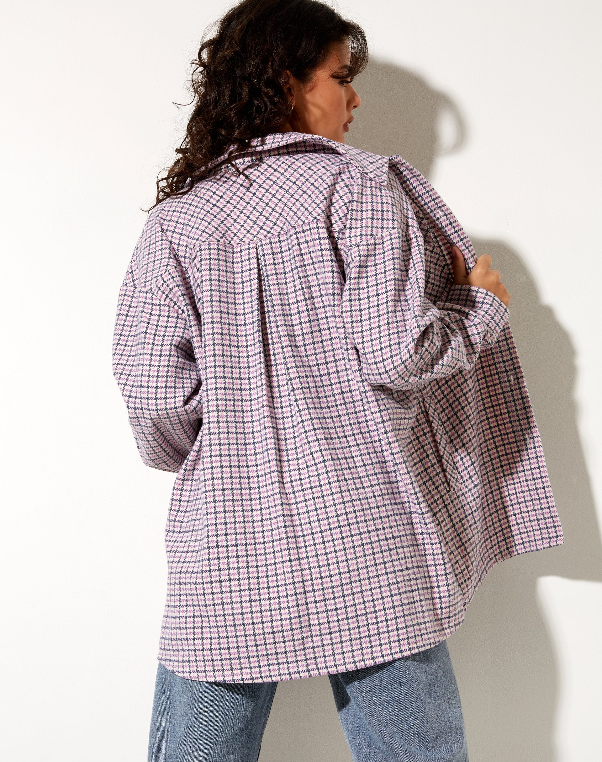 Afbeelding van Medita Shirt in paars roze en zwart