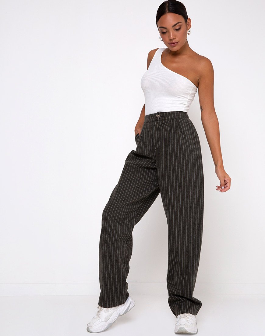 Afbeelding van Medi One Shoulder Top in Ivoor