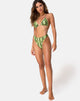 Afbeelding van Meeka Bikinibroekje in Slime Lime Snake