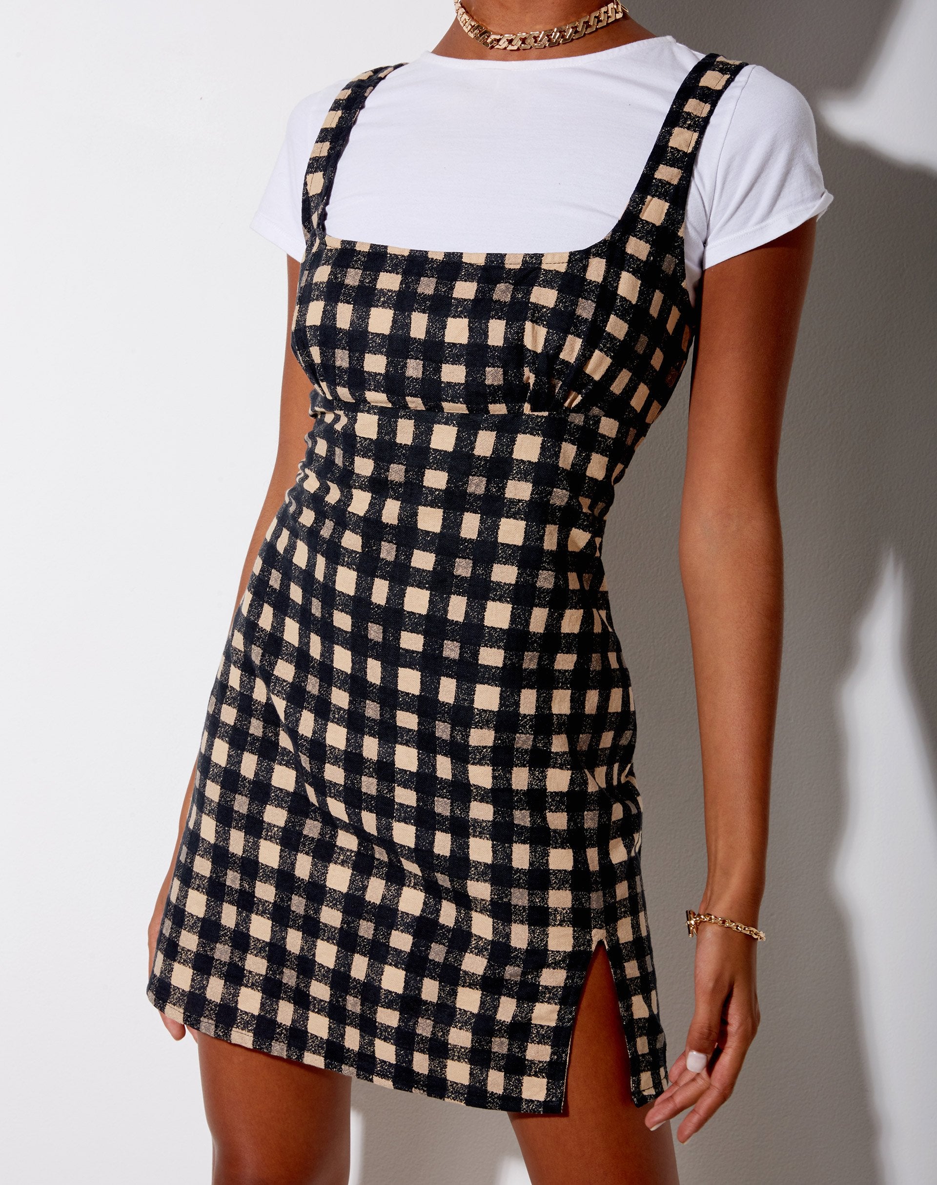 Afbeelding van Mehra Mini Dress in 90s Grunge Check