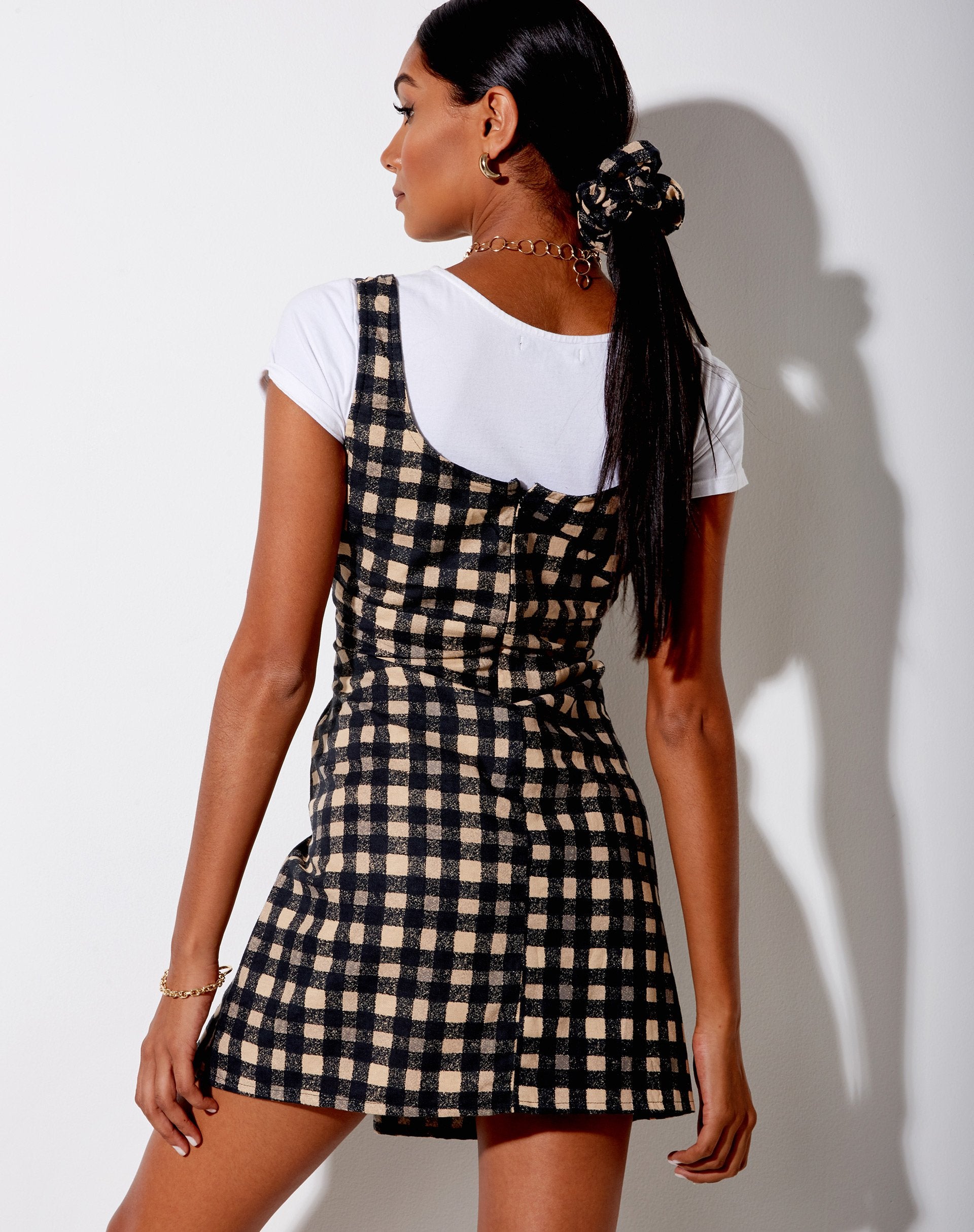 Afbeelding van Mehra Mini Dress in 90s Grunge Check