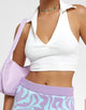 Afbeelding van Motel X Barbara Kristoffersen Meiken Crop Top in Rib Ivoor
