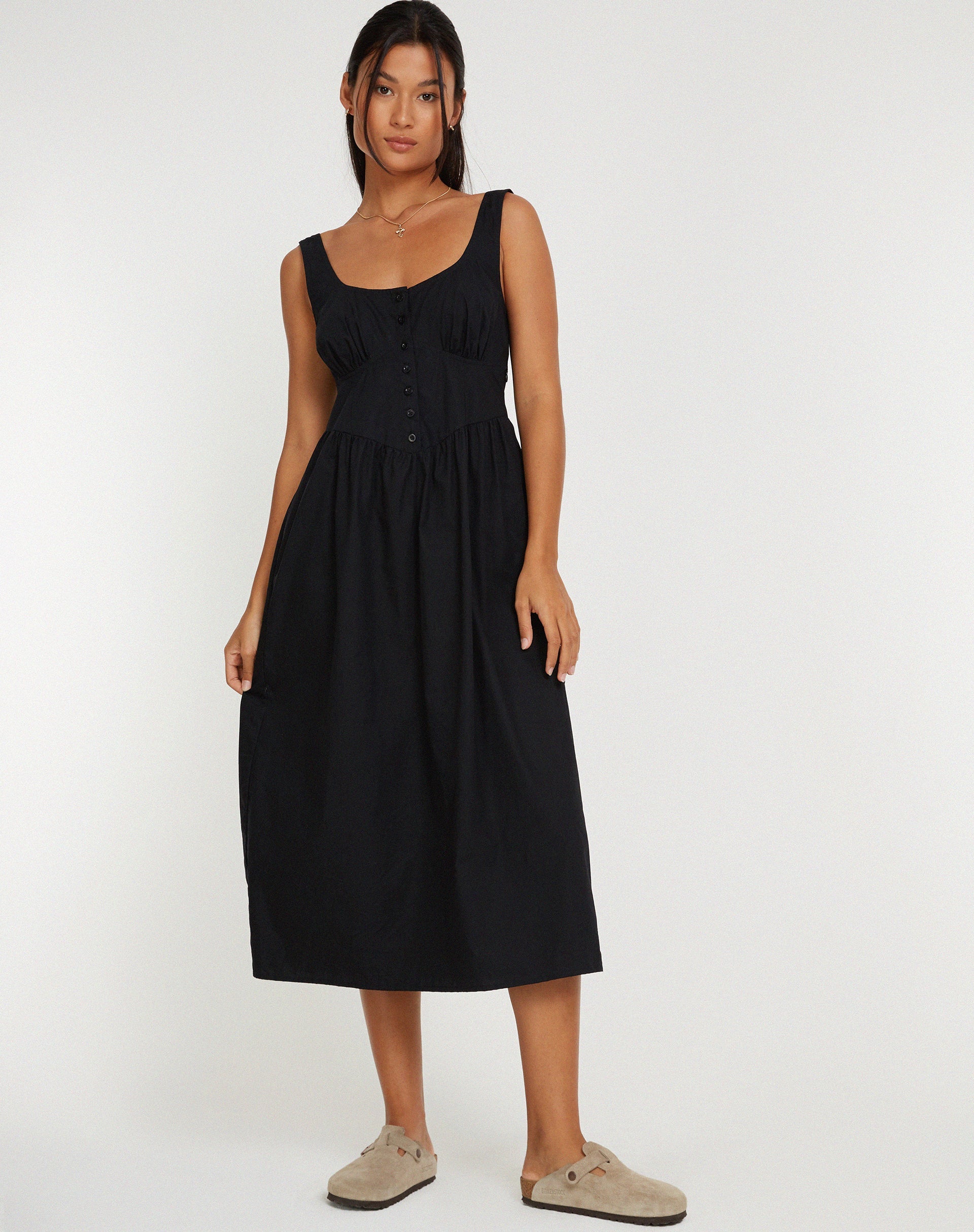 Afbeelding van Melrose Maxi Dress in Zwart