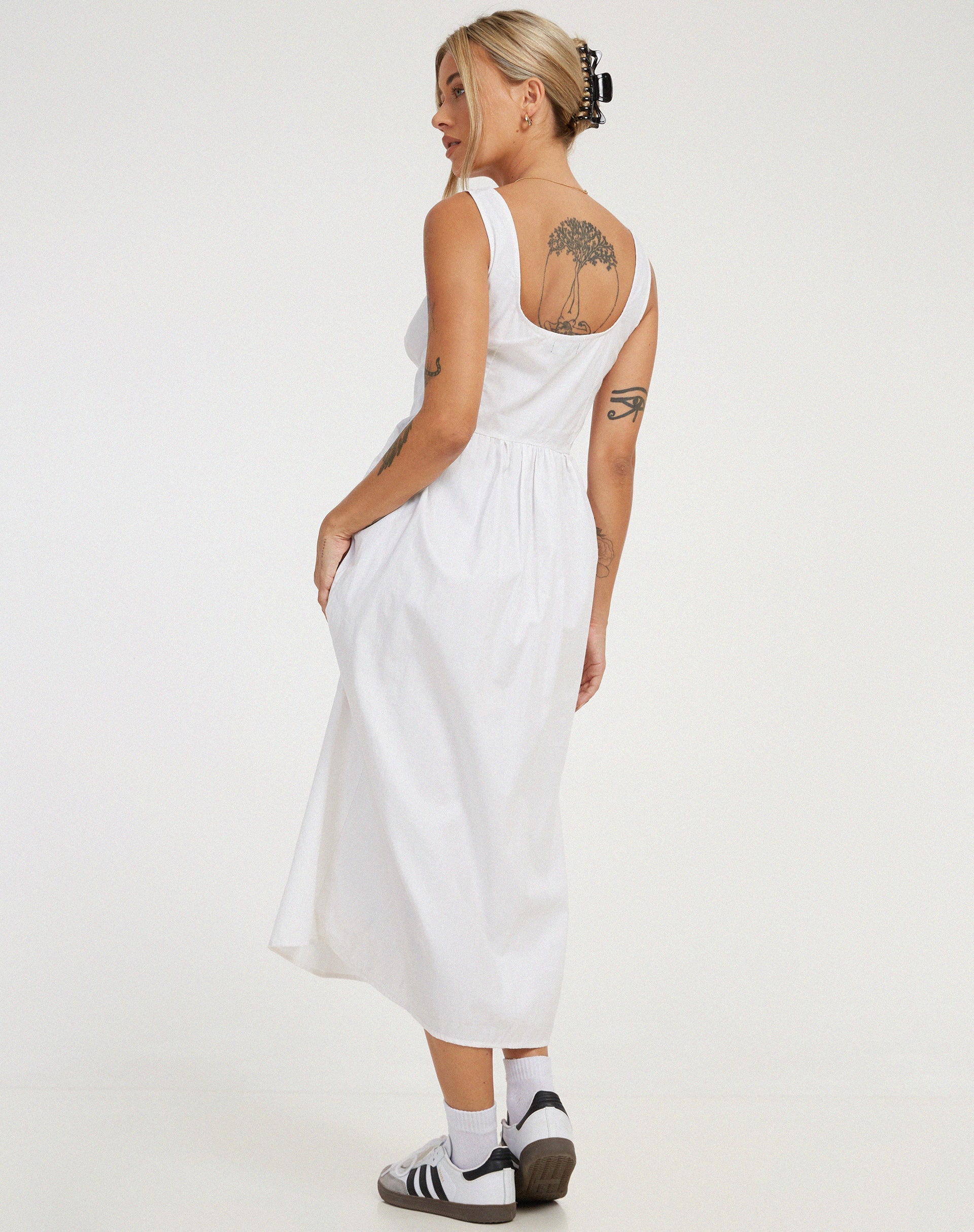 Afbeelding van Melrose Maxi Dress in Wit