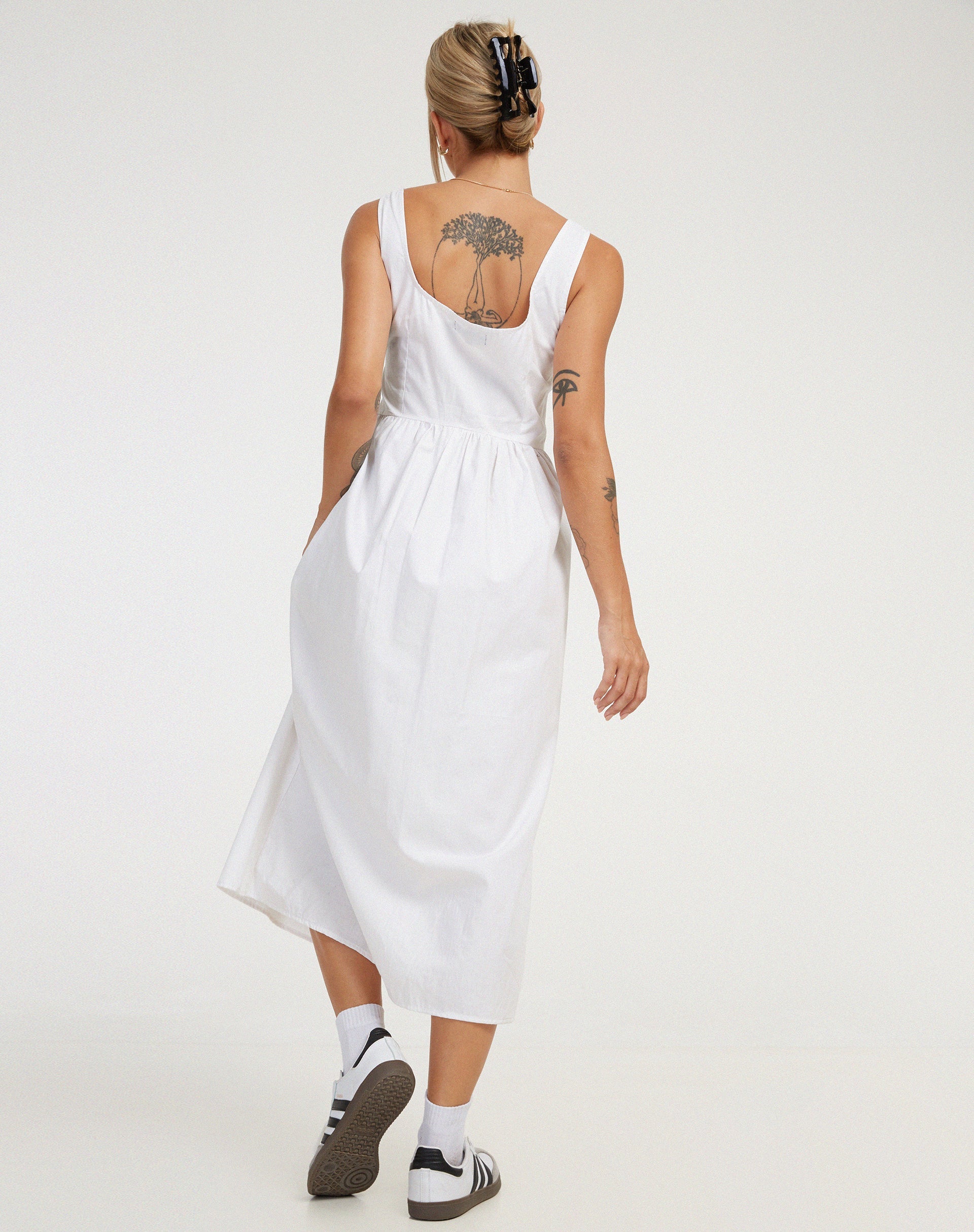 Afbeelding van Melrose Maxi Dress in Wit