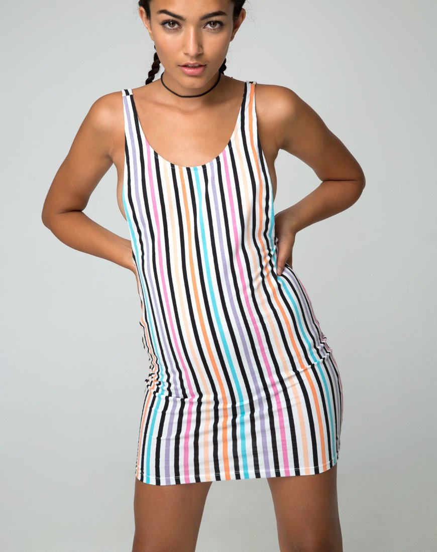 Afbeelding van Mergy Jurk in Candy Stripe Zomer