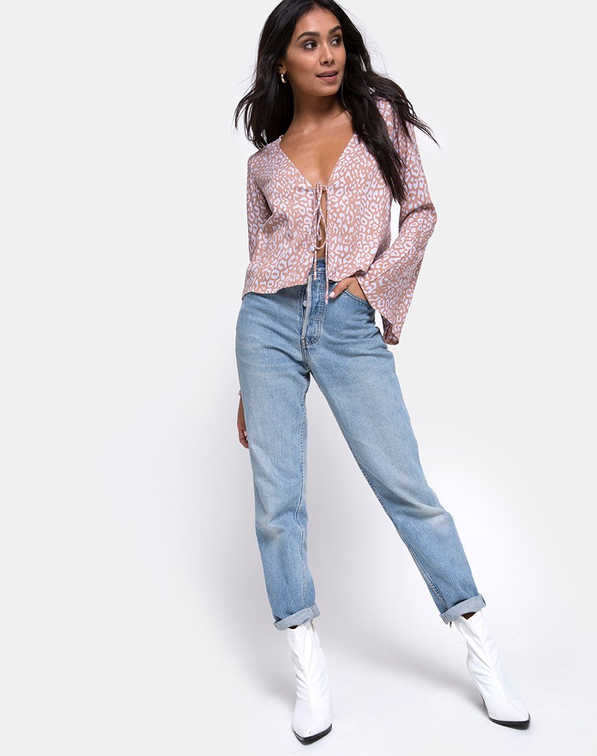 Afbeelding van Merida Blouse in Luipaardvlek