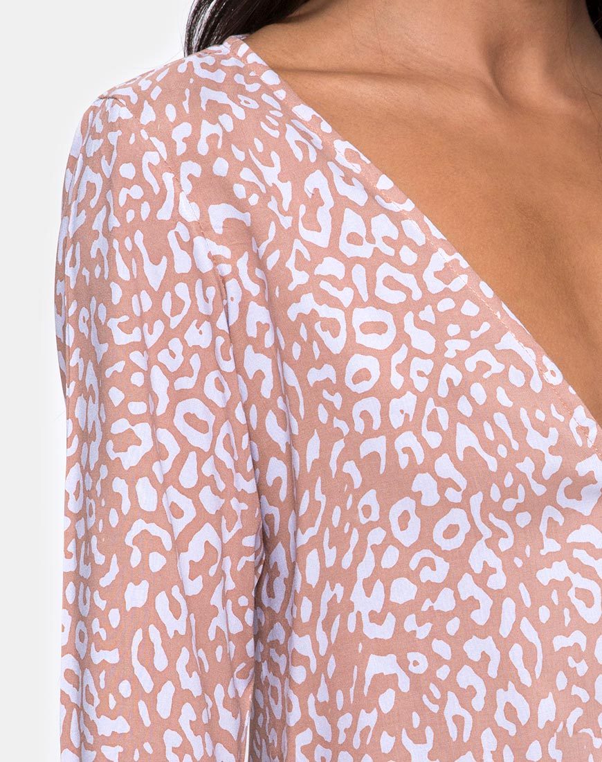 Afbeelding van Merida Blouse in Luipaardvlek