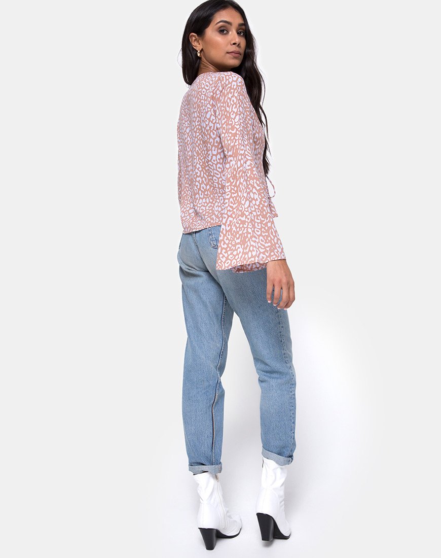 Afbeelding van Merida Blouse in Luipaardvlek