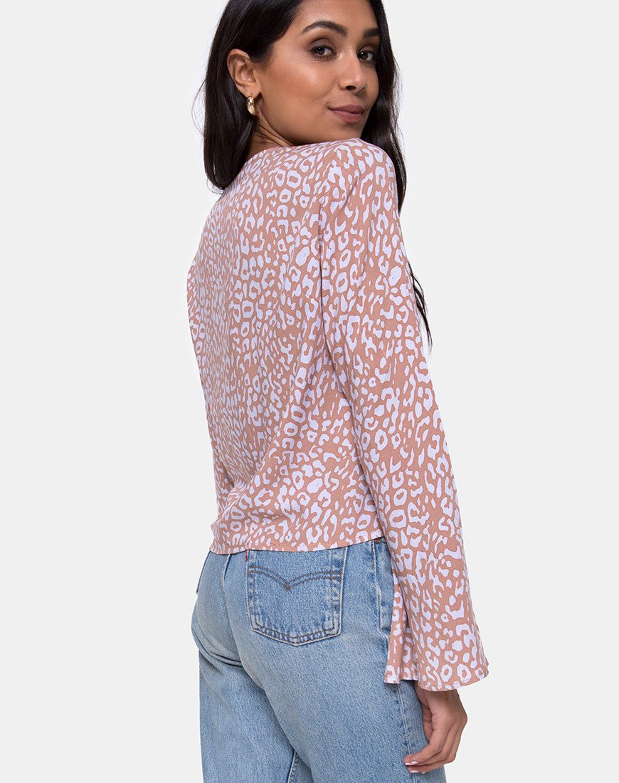 Afbeelding van Merida Blouse in Luipaardvlek
