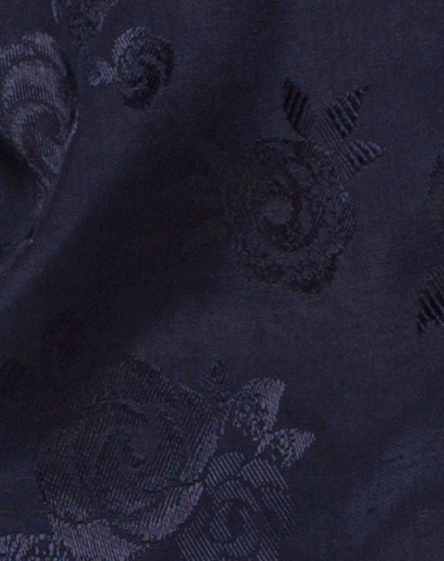 Afbeelding van Merida Blouse in Satijn Roos Marine