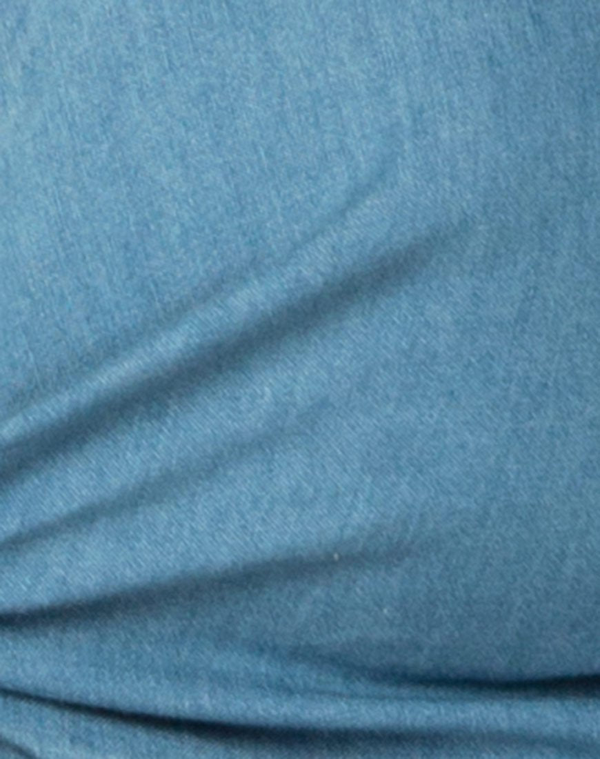 Afbeelding van Thione Rok in Zomerwas Denim Chambray