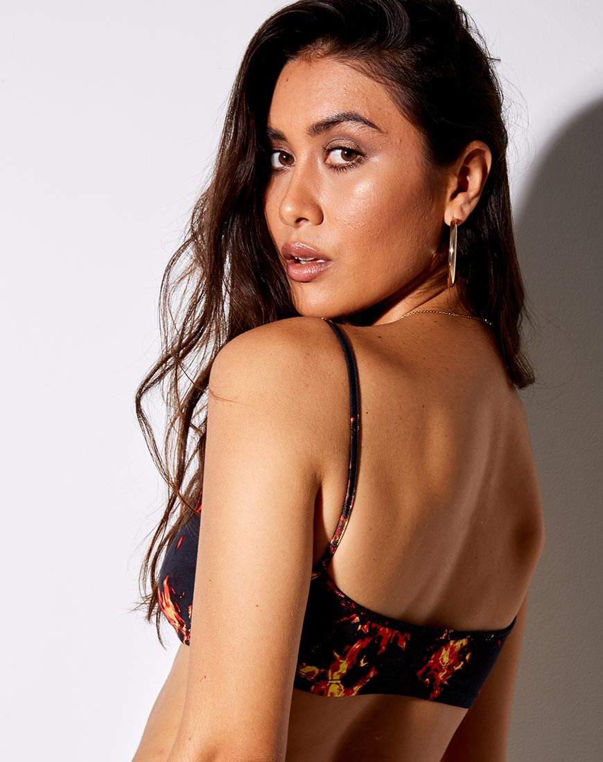 Afbeelding van Micro Crop Top in Fire