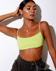 Afbeelding van Micro Crop Top in Lime