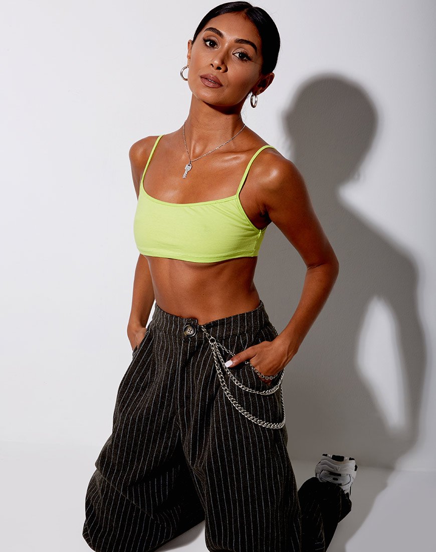 Afbeelding van Micro Crop Top in Lime