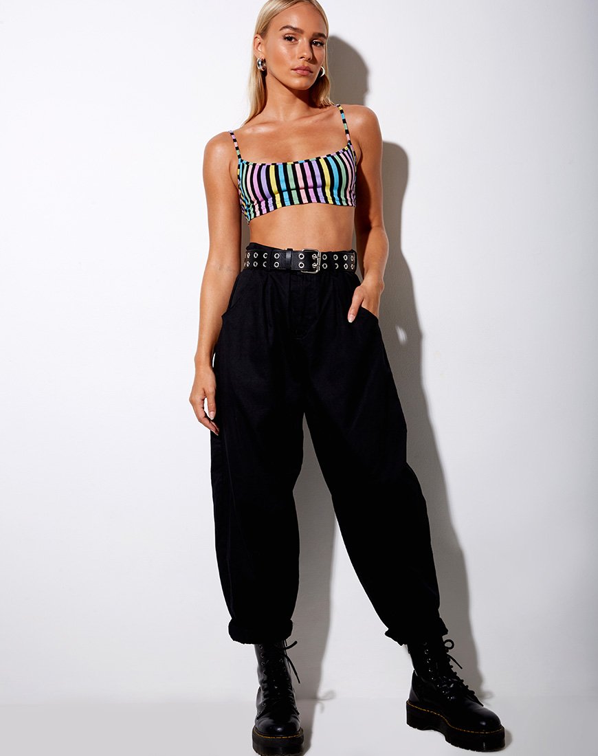 Afbeelding van Micro Crop Top in New Stripe