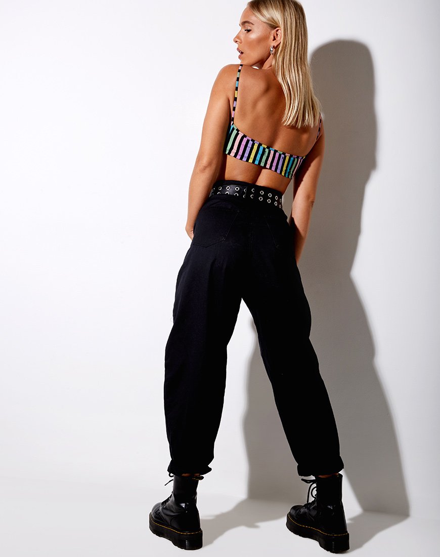 Afbeelding van Micro Crop Top in New Stripe