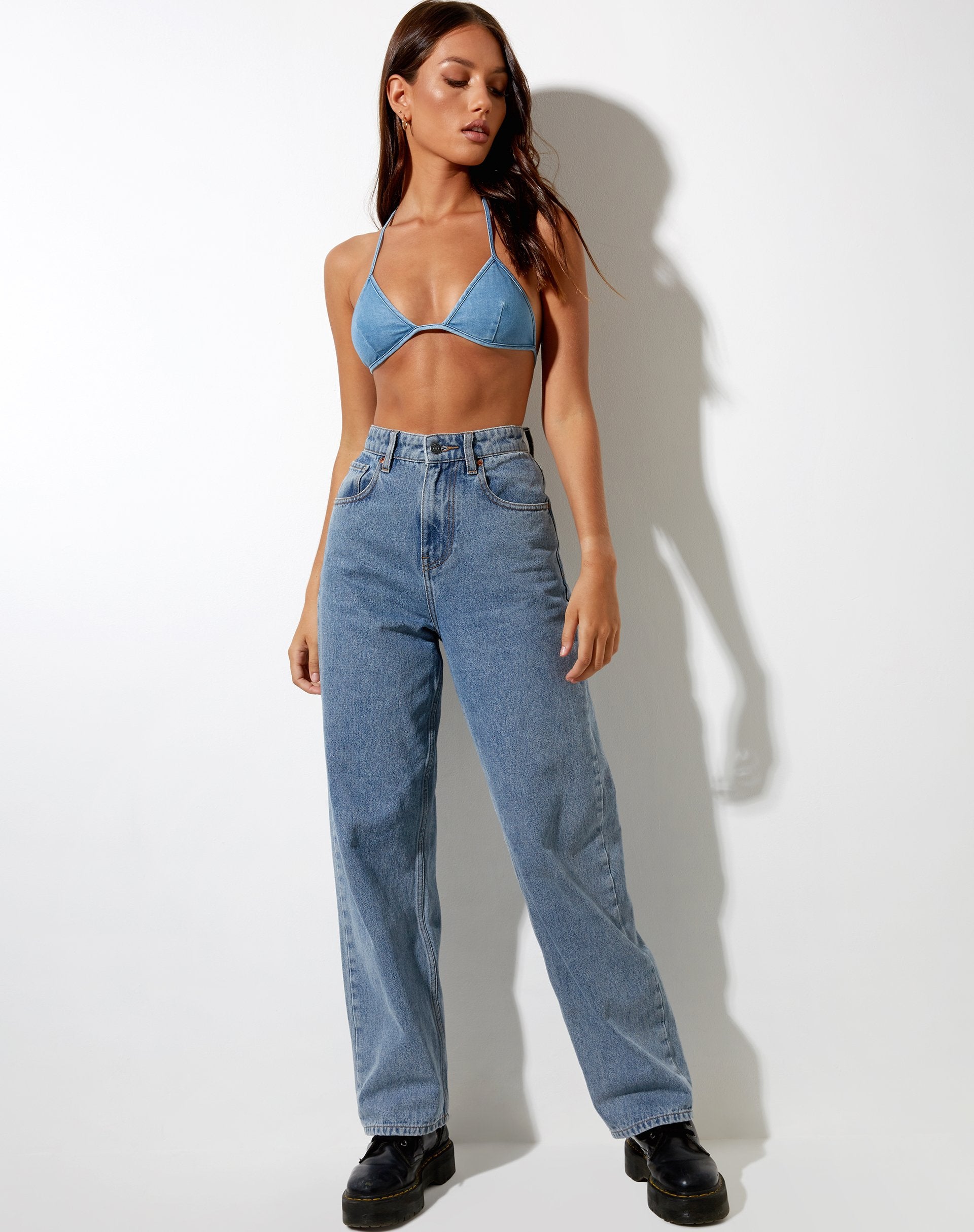 Afbeelding van Mida Bralet in Light Blue Wash