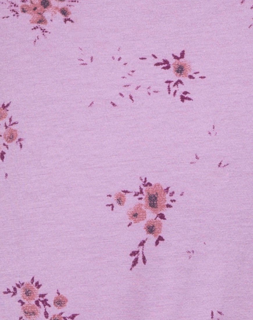 Afbeelding van Mingga Off The Shoulder Top in Forget Me Not Lilac