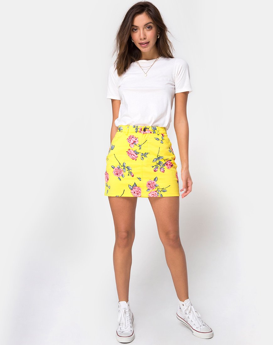 Afbeelding van Mini Broomy Rok in Candy Rose Geel