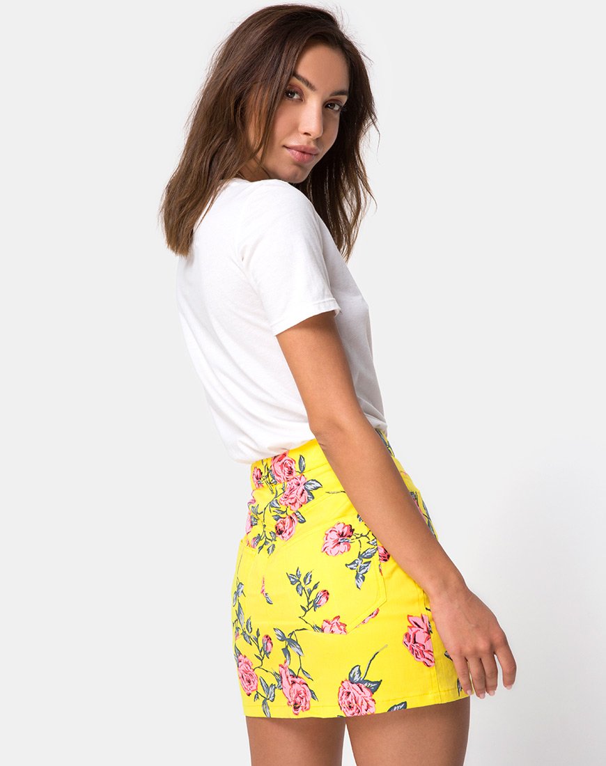 Afbeelding van Mini Broomy Rok in Candy Rose Geel