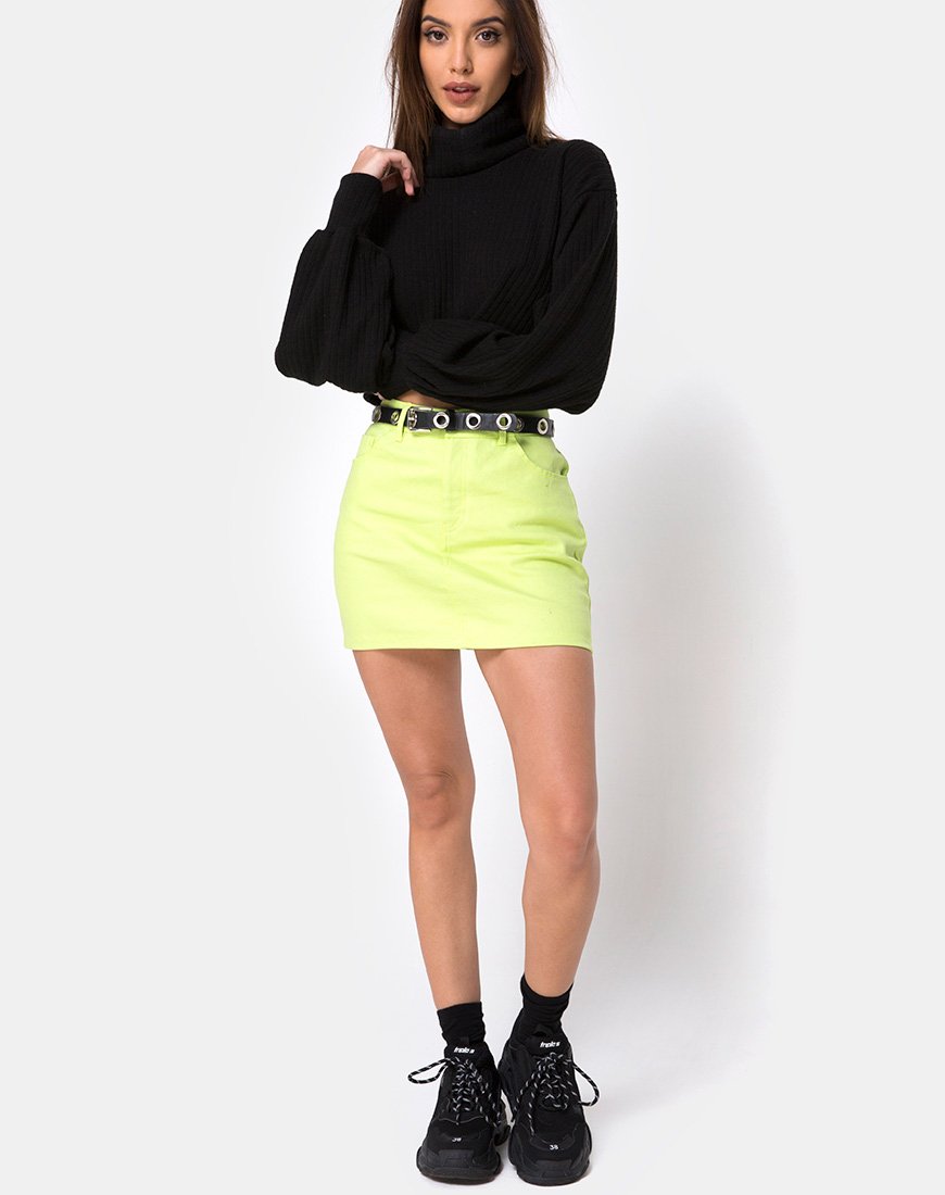 Afbeelding van Mini Broomy Rok in Lime