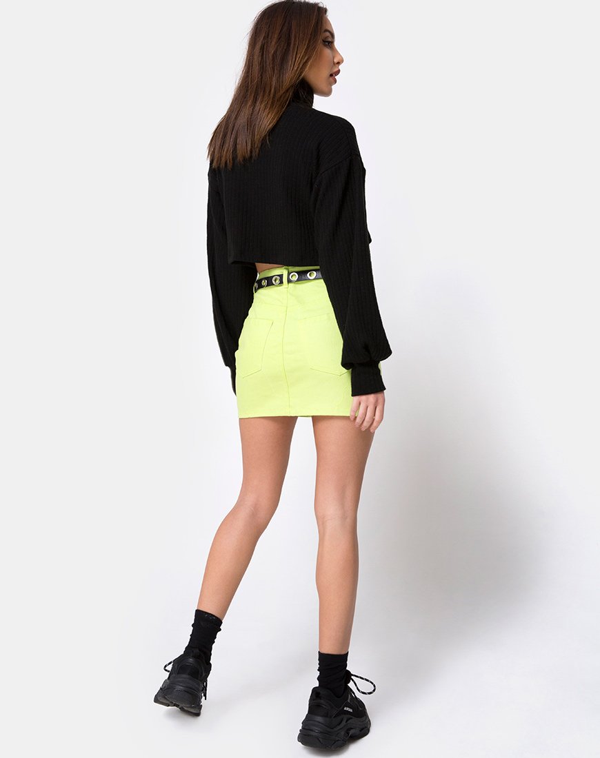 Afbeelding van Mini Broomy Rok in Lime