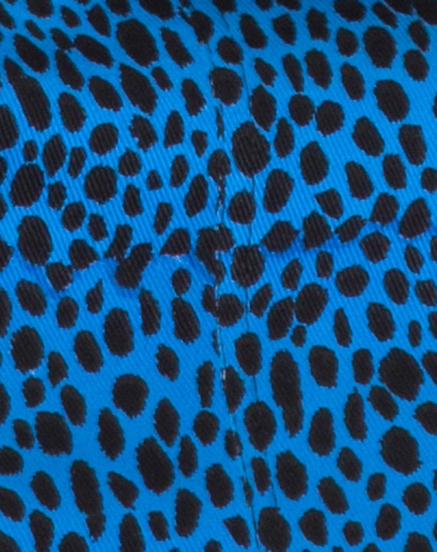 Afbeelding van Mini Broomy Rok in Wild Cat Blauw